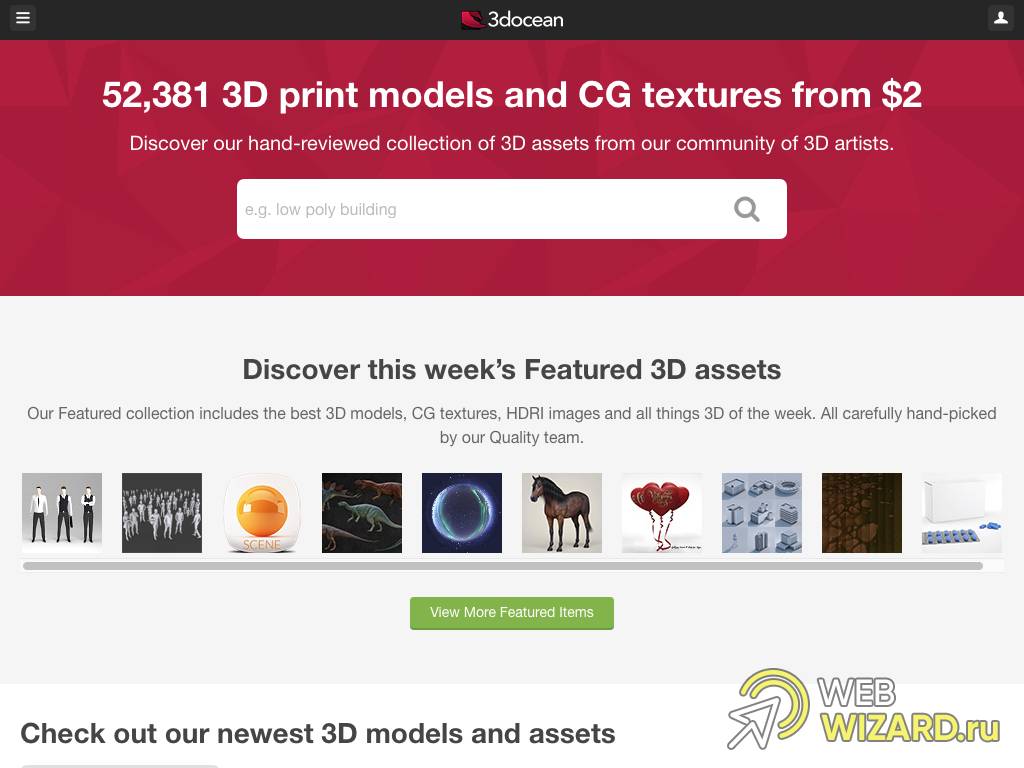 3docean - Микросток 3D-моделей, более 50 000 материалов - 3docean.net ...